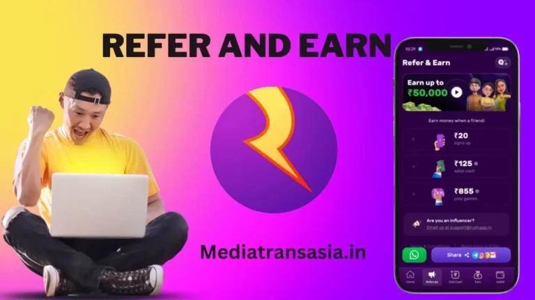 rush app refer and earn, refer and earn