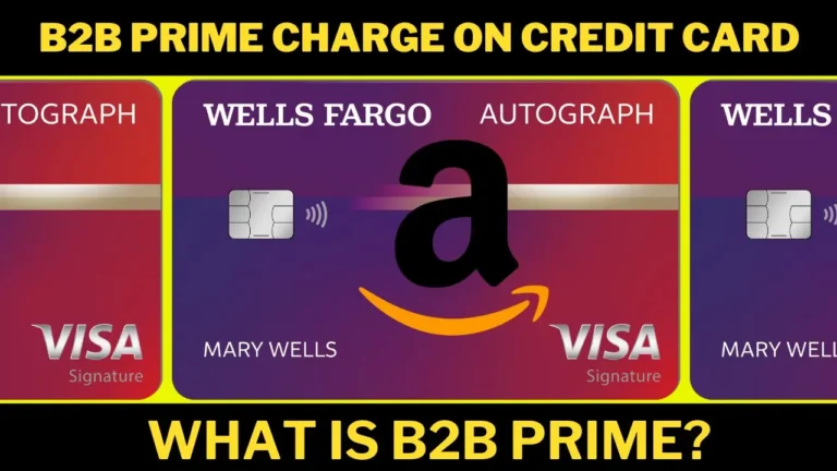 b2b prime charge on credit card