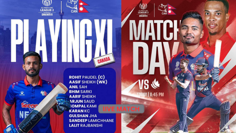 Nepal vs Canada live match