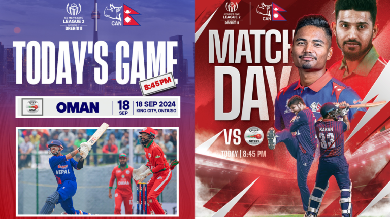 Nepal Vs Oman Live Match